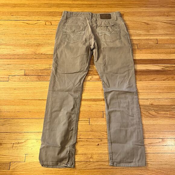 BKE Pants Mens 33 Brown Jake Straight Chino Khaki - Picture 3 of 10